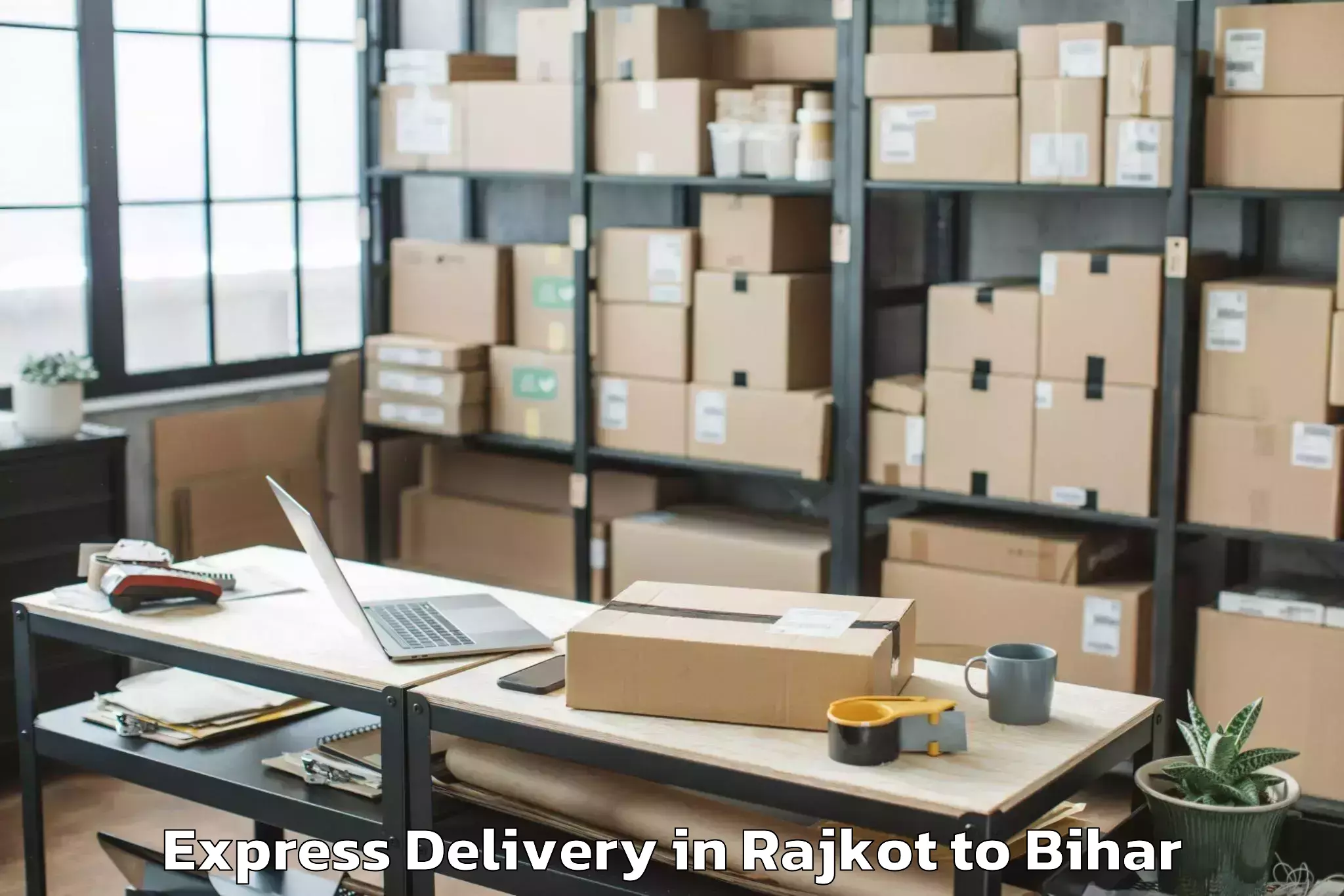 Book Rajkot to Kurtha Express Delivery Online